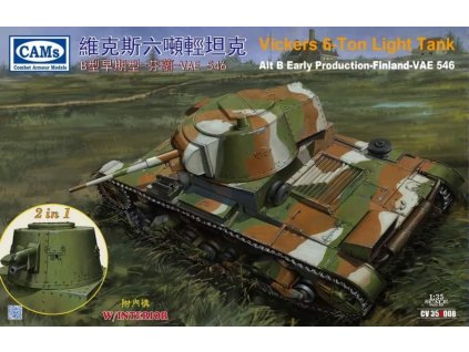 CV35A008 Vickers 6 ton Light Tank ALT B Early Production Finland VAE546