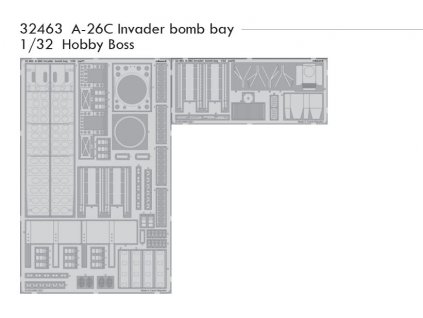 32463 A 26C Invader bomb bay 1 32 Hobbyboss