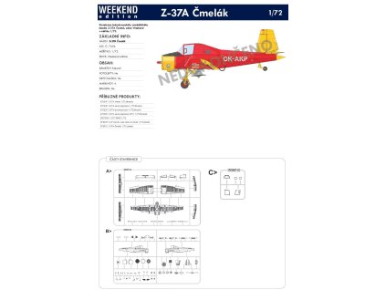 7456 Z 37A Čmelák 1 72 Weekend edition