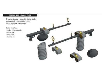 632166 MG 15 guns 1 32