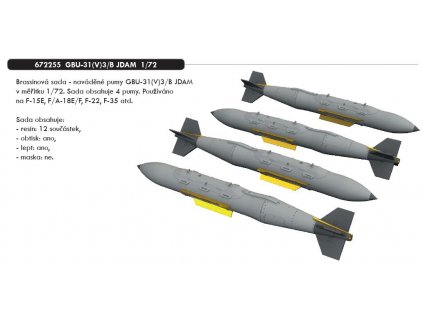 672255 GBU 31(V)3 B JDAM 1 72