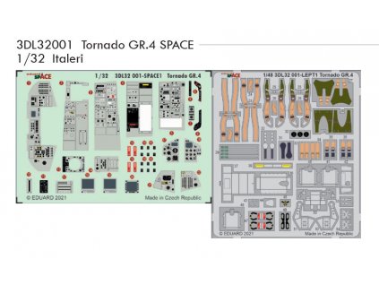 3DL32001 Tornado GR.4 SPACE 1 32 Italeri
