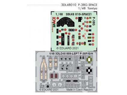 3DL48010 P 38G SPACE 1 48 Tamiya