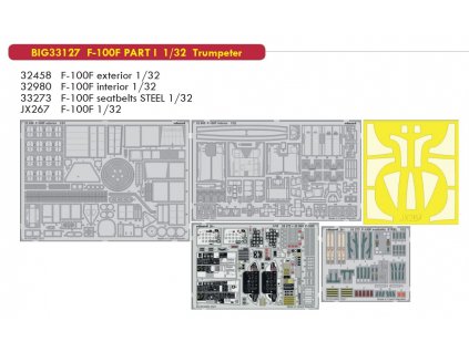 BIG33127 F 100F PART I 1 32 Trumpeter