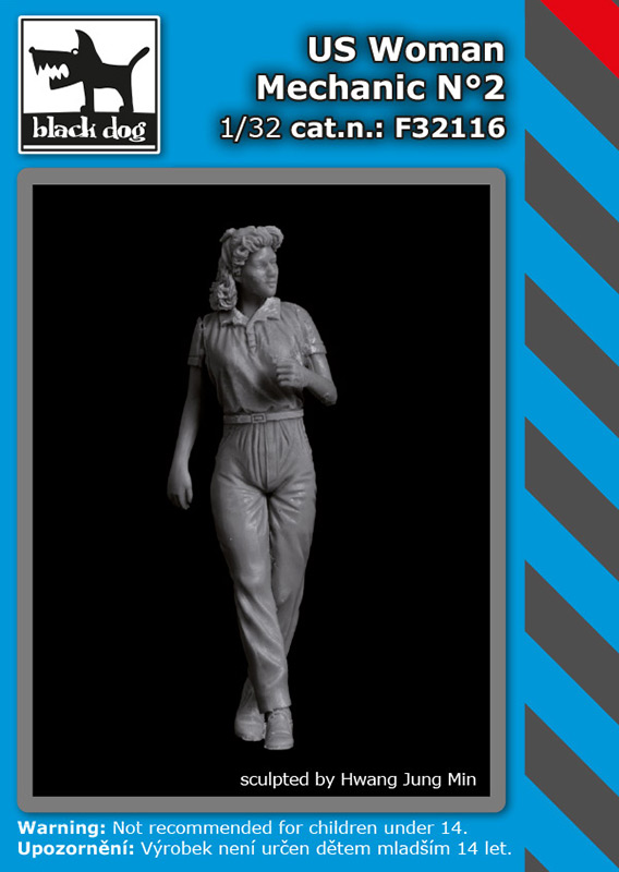1/32 US woman mechanic No.2 (1 fig.)