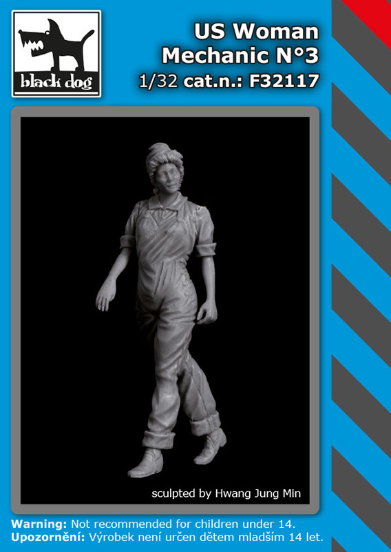 1/32 US woman mechanic No.3 (1 fig.)