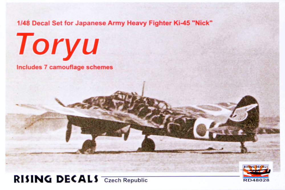 1/48 Ki-45 'Nick' TORYU (7x camo)