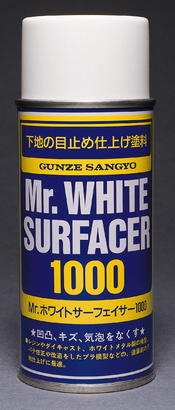 Fotografie B511 Mr. White Surfacer 1000 - tmel stříkací bílý 170 ml