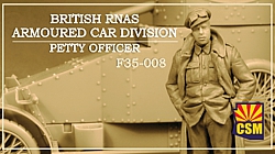 Fotografie 1/35 British RNAS Armoured Car Division Petty Officer