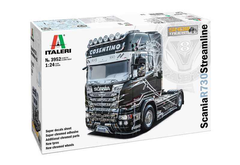 Fotografie Model Kit truck 3952 - Scania R 730 Streamline 4x2 Show Trucks (1:24)