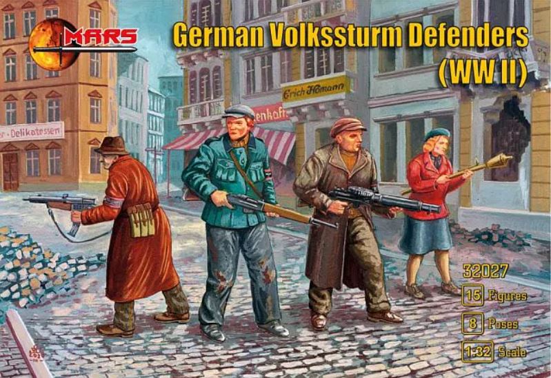 1/32 WWII German Volkssturm Defenders