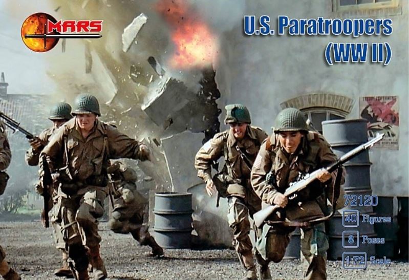 1/72 WWII U.S. Paratroopers