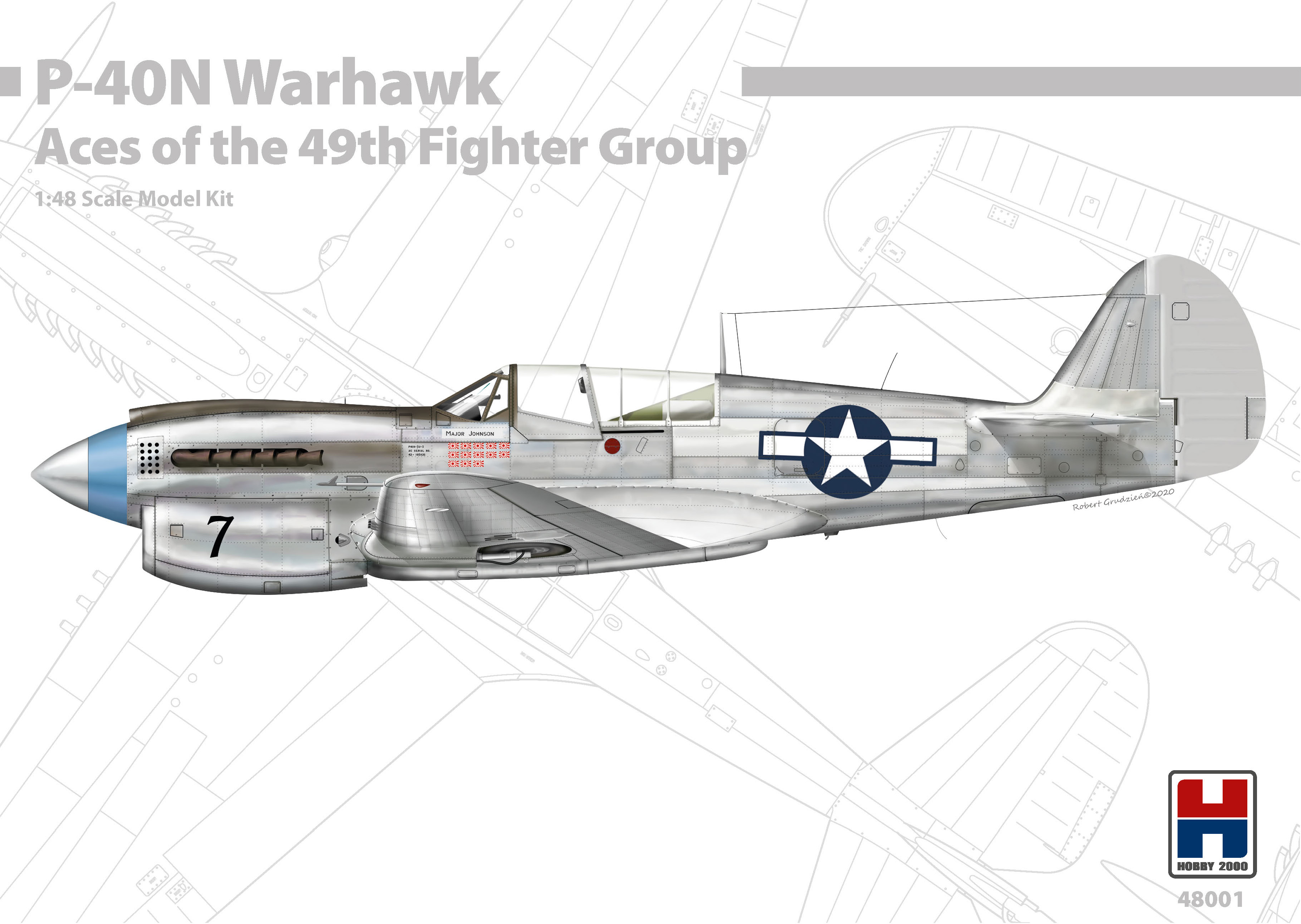 1/48 P-40N Warhawk Aces of The 49th Fighter Group