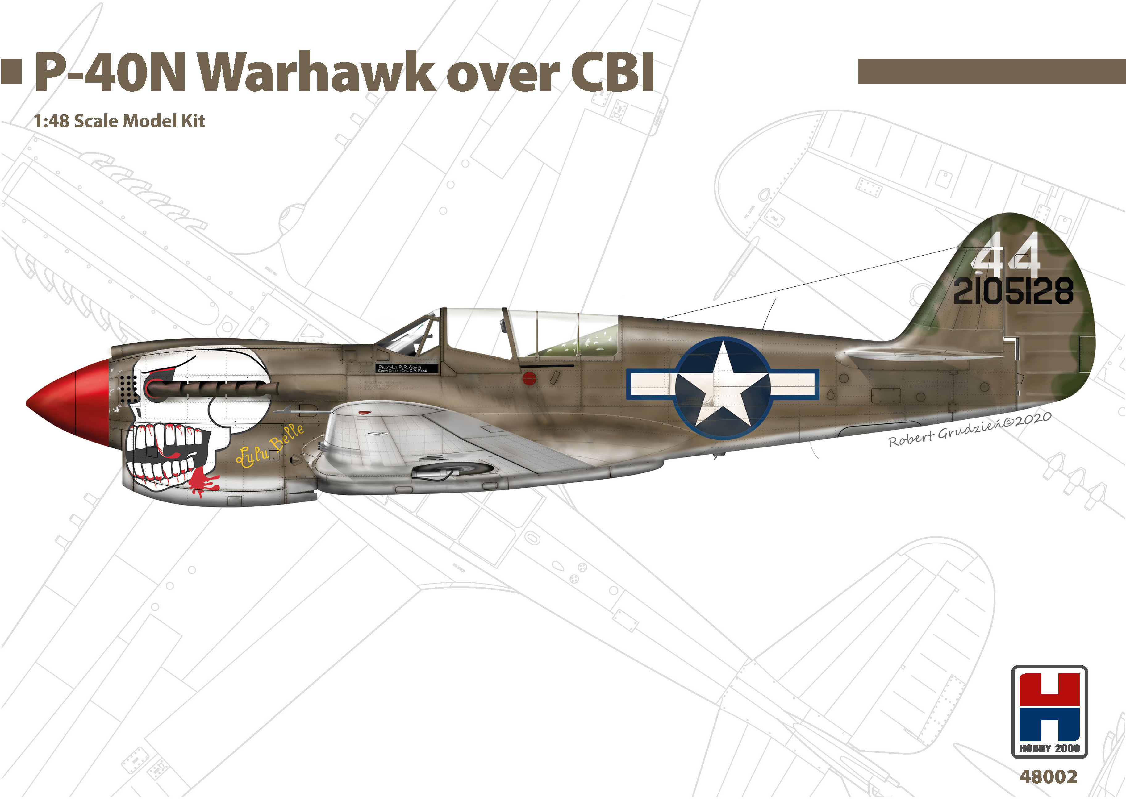 1/48 P-40N Warhawk Over CBI (China, Burma, India)