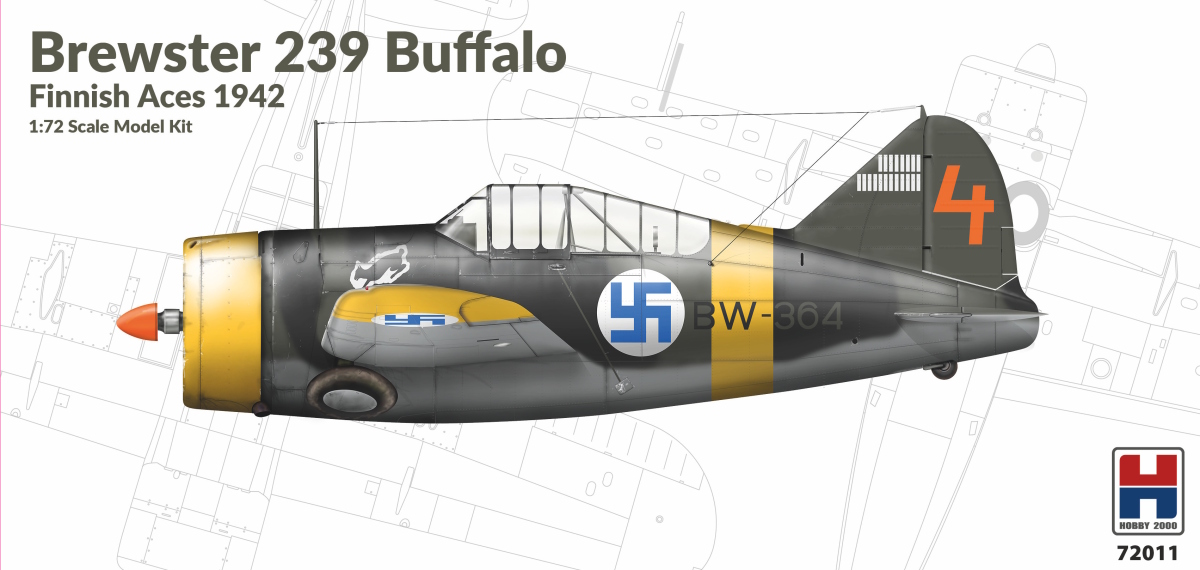 1/72 Brewster 239 Buffalo Finnish Aces