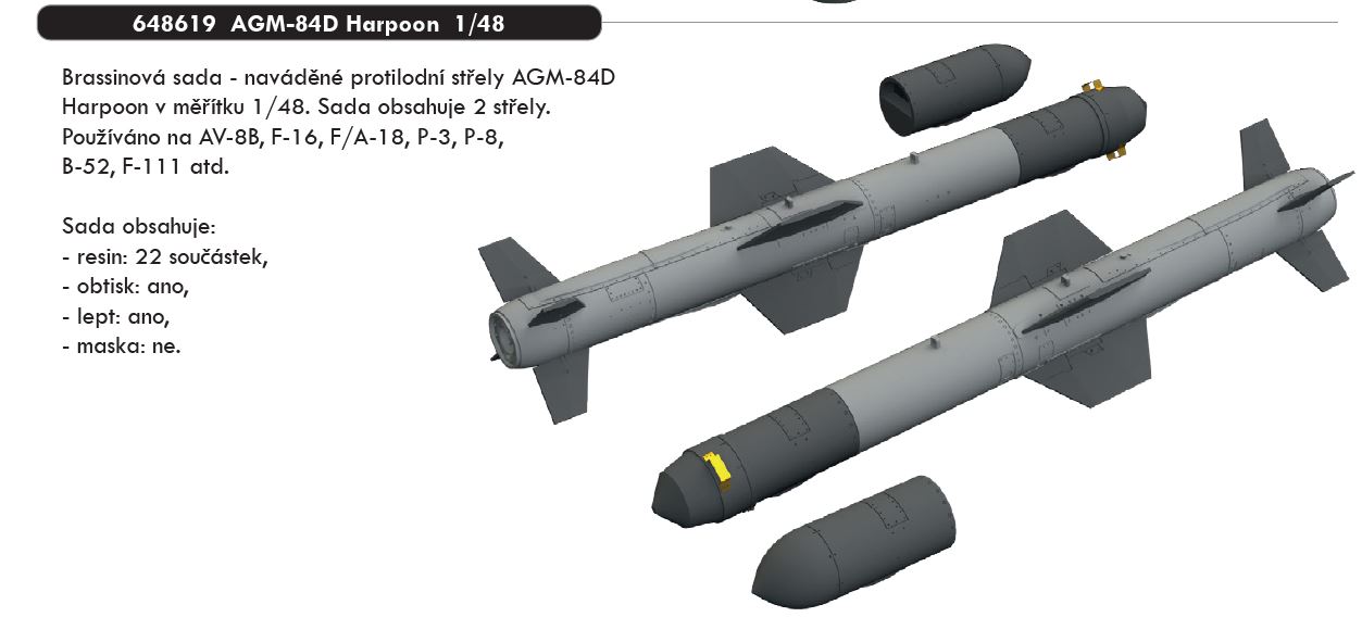 Fotografie 1/48 AGM-84D Harpoon