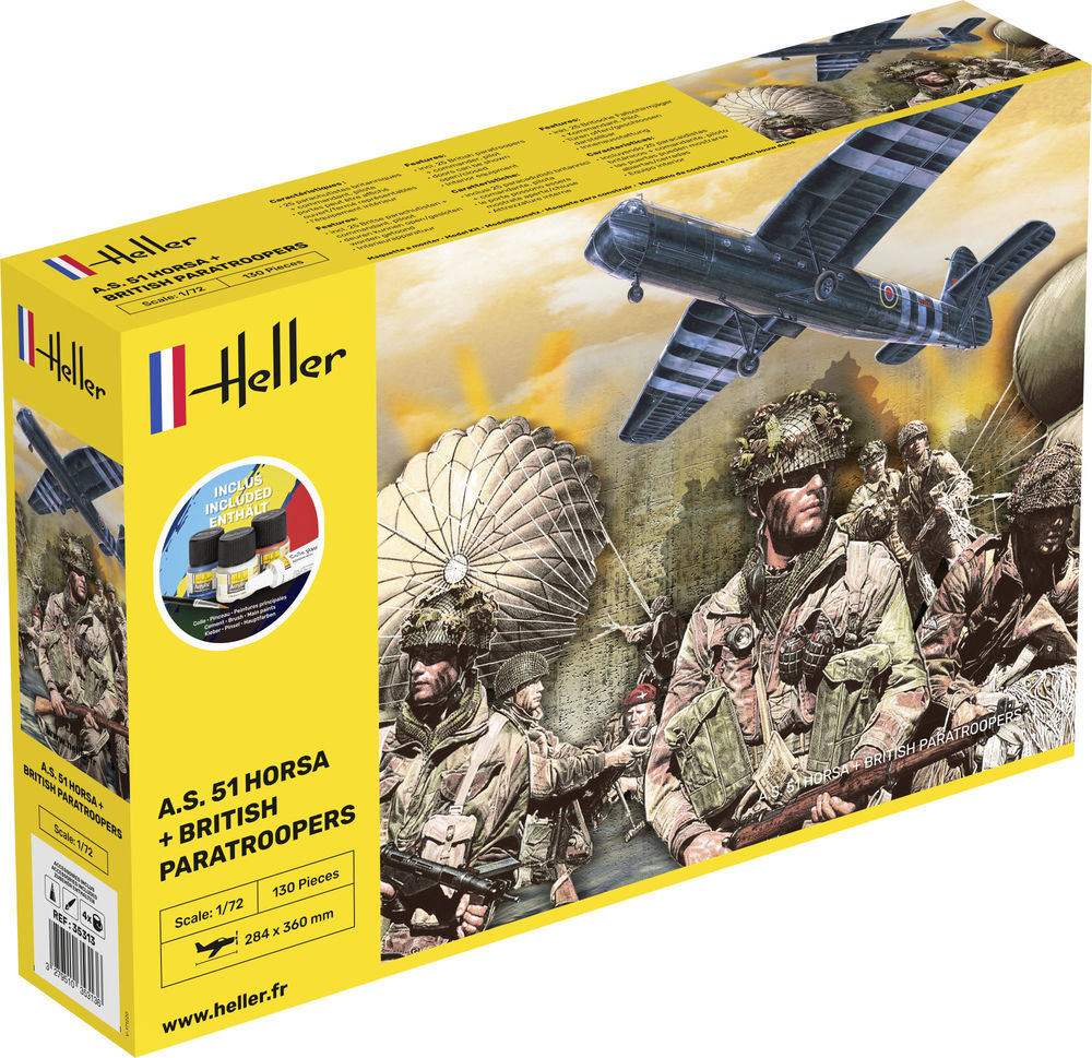 1/72 A.S. 51 Horsa+ Paratroopers - Starter kit