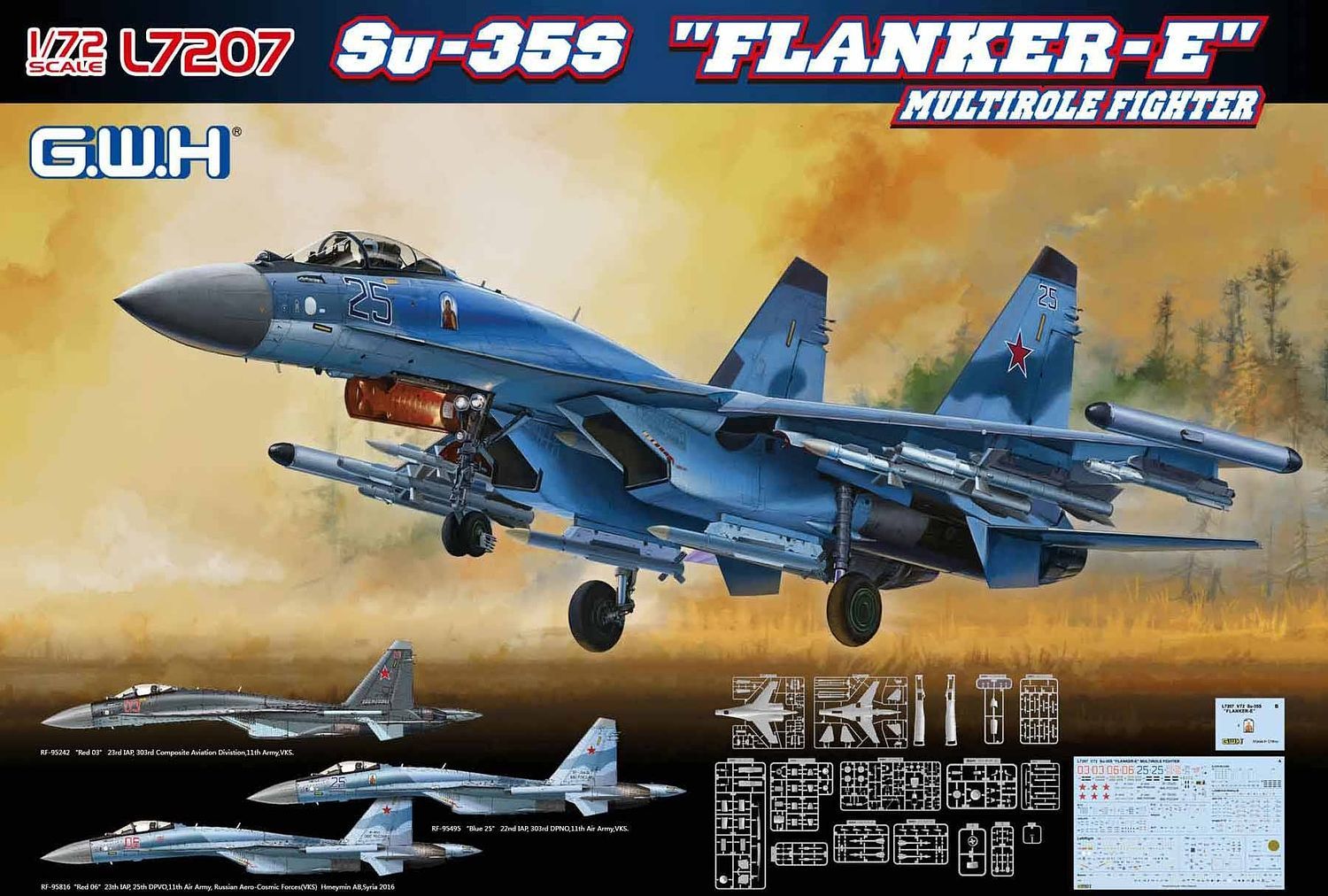 1/72 Su-35S "Flanker E" Multirole Fighter