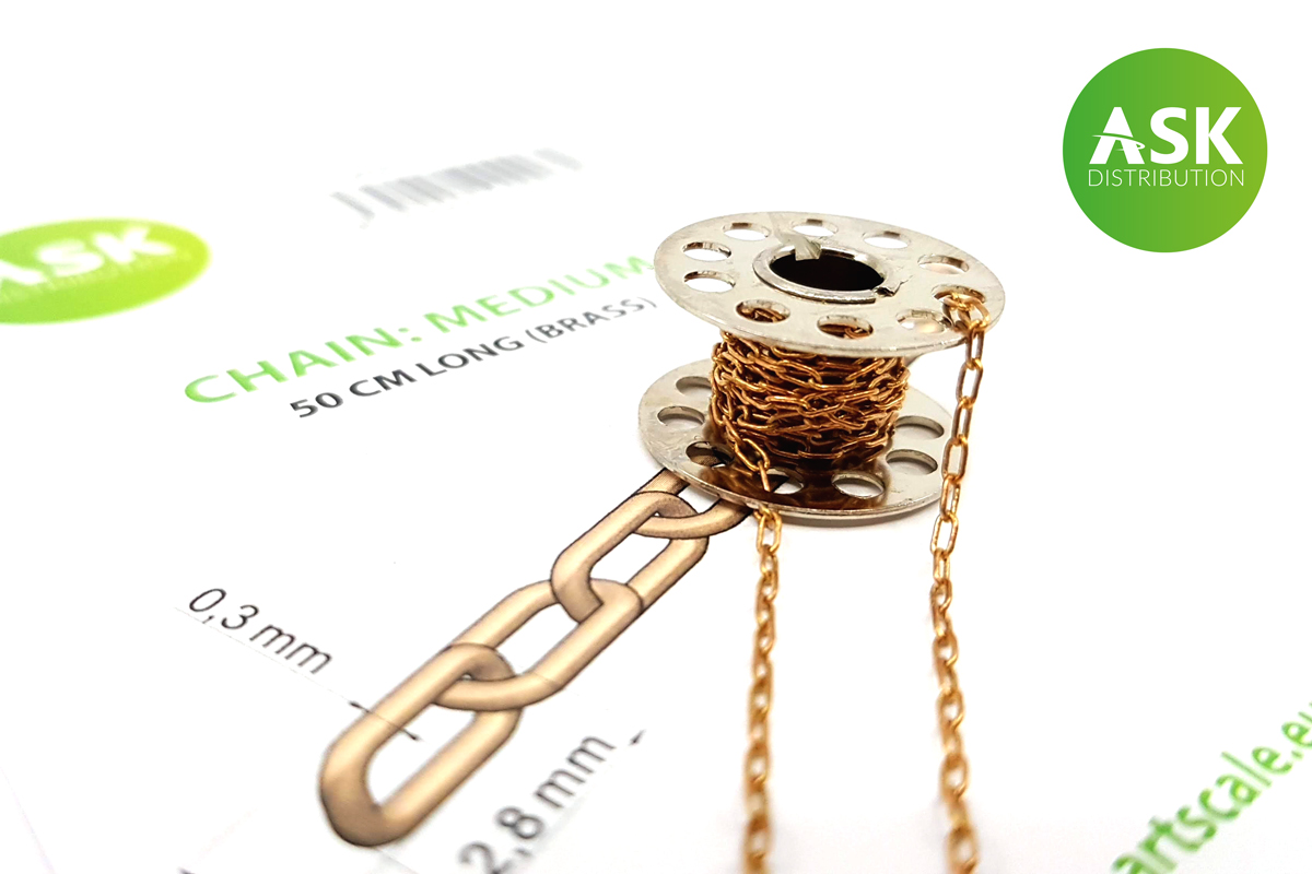 Fotografie Chain: Medium - 50 cm long (brass)