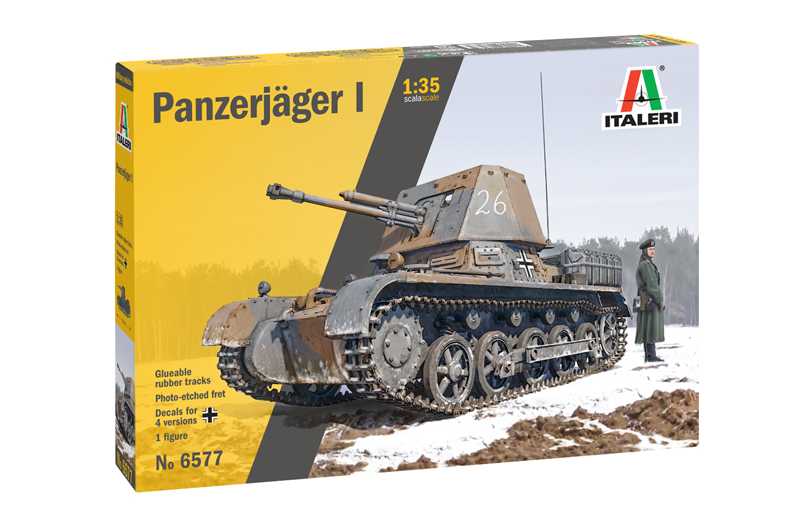 Fotografie Model Kit tank 6577 - Panzerjager I (1:35)