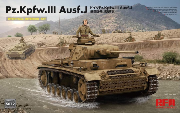 Fotografie 1/35 Pz.Kpfw.III Ausf. J Full Interior Kit