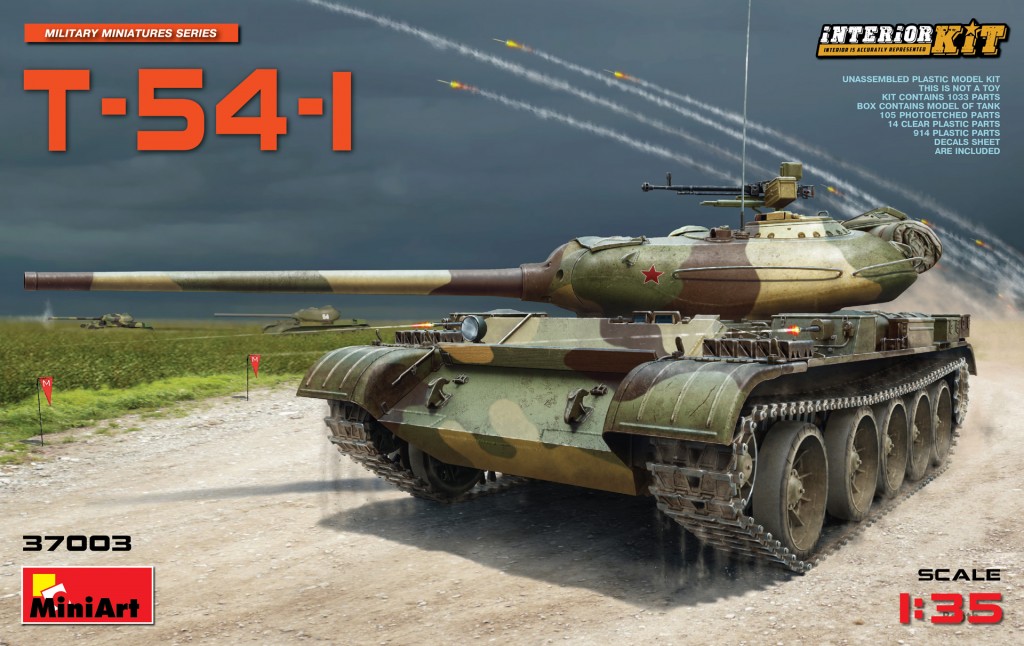 1/35 T-54-1 Soviet Medium Tank (incl. interior)