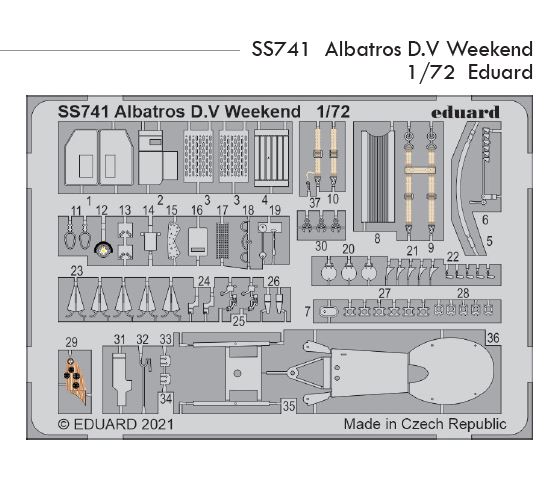 1/72 Albatros D.V Weekend (EDUARD)