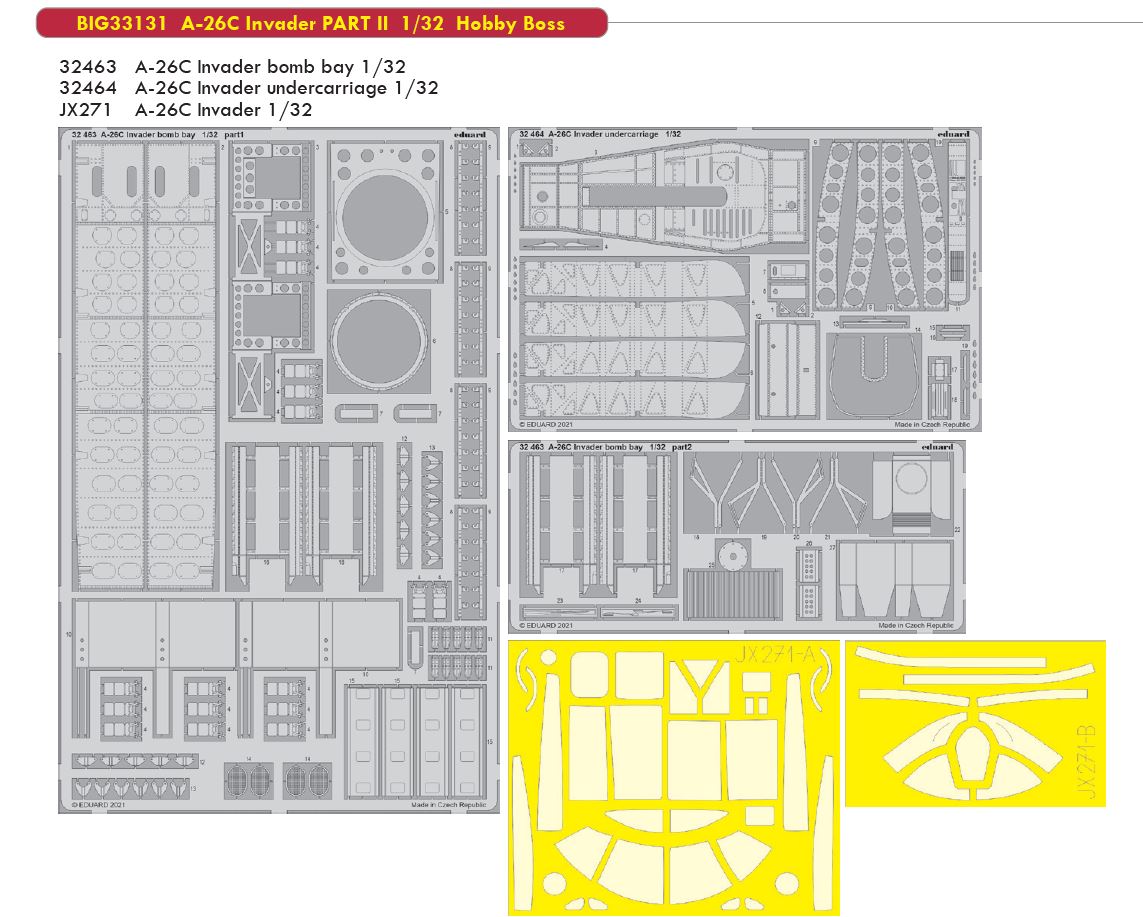 Fotografie 1/32 A-26C Invader PART II (HOBBY BOSS)