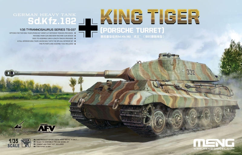 Fotografie 1/35 German Heavy Tank Sd.Kfz.182 Kingtiger (Porsche Turret)