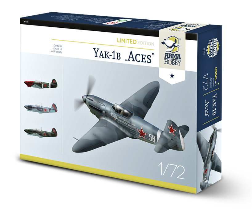 1/72 Yak-1b 'Aces' Limited Edition (4x camo)