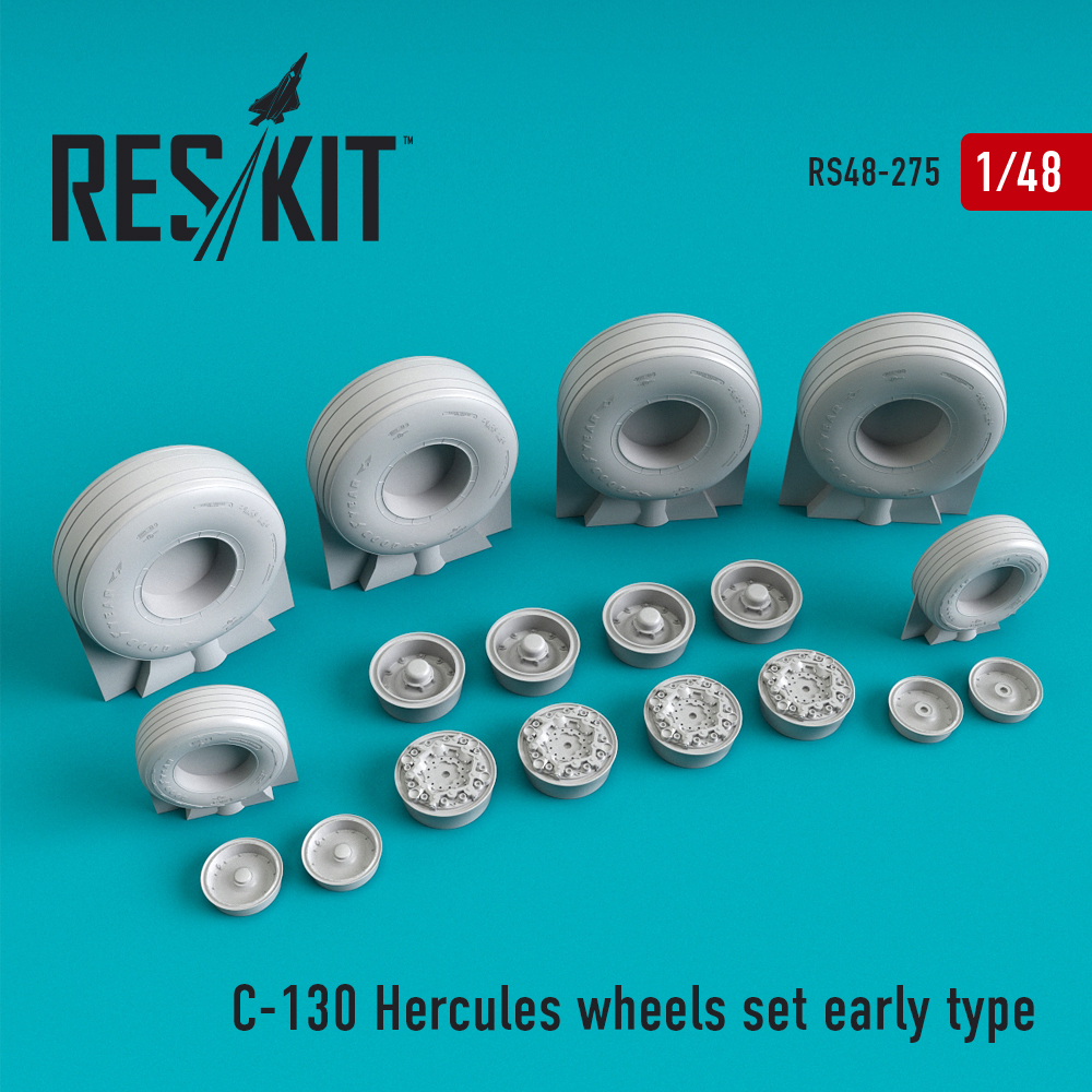 1/48 C-130 Hercules wheels early (ITAL)