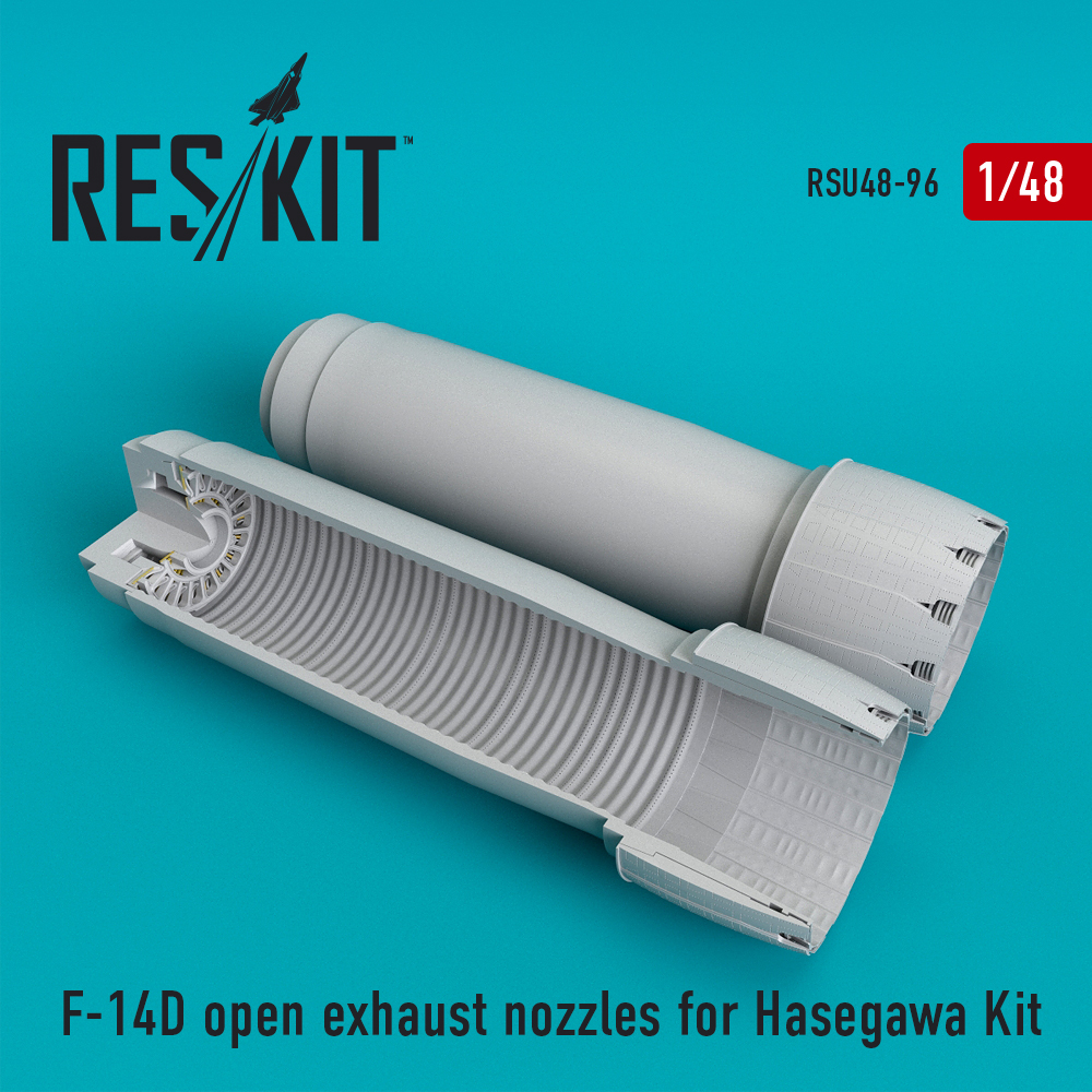 1/48 F-14 (D) open exhaust nozzles (HAS)