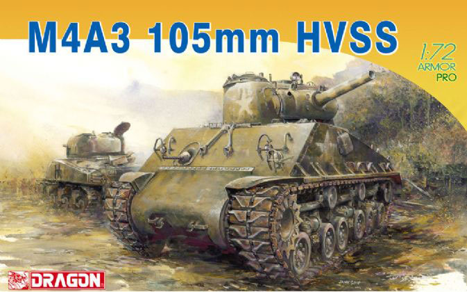 Model Kit tank 7313 - M4A3 105mm HVSS (1:72)