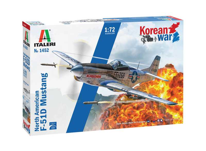 Fotografie Model Kit letadlo 1452 - F-51D "Korean War" (1:72)