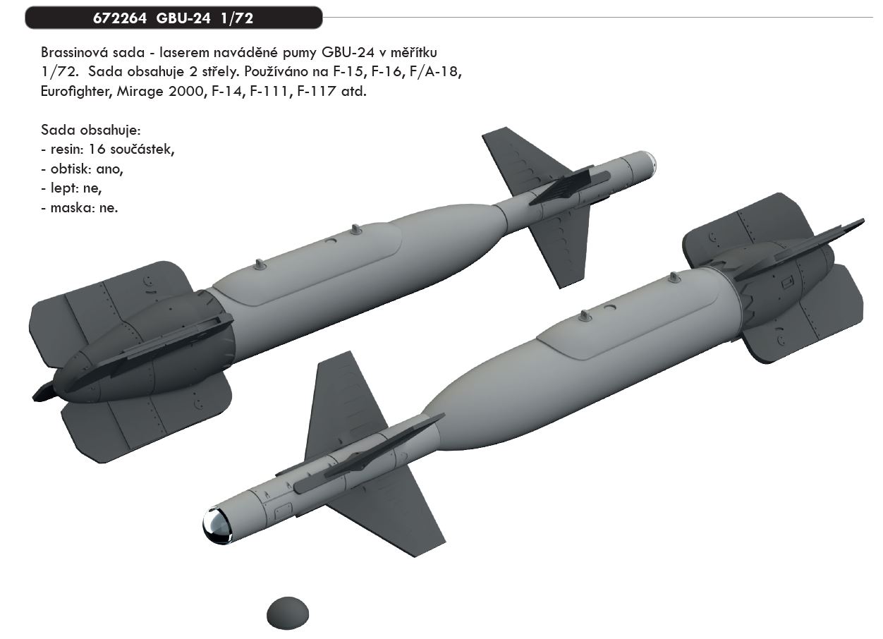 Fotografie 1/72 GBU-24