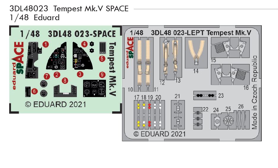 1/48 Tempest Mk.V SPACE (EDUARD)