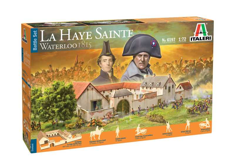 Fotografie Model Kit diorama 6197 - Waterloo 1815: La Haye Sainte (1:72)