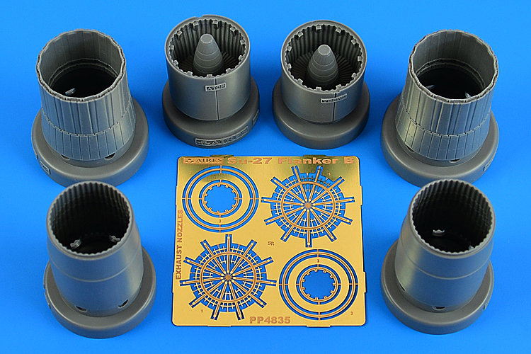 1/48 Su-27 Flanker B exhaust nozzles (KITTYH)