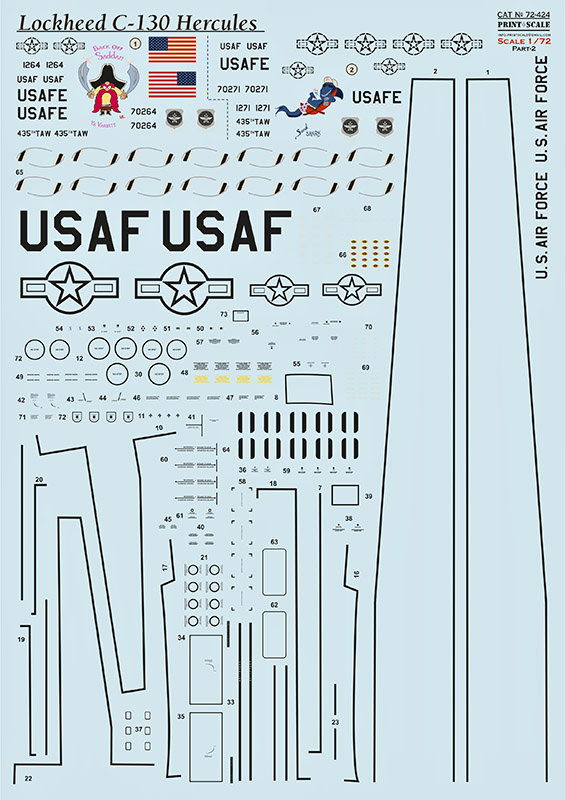 1/72 Lockheed C-130 Hercules - part 2 (wet decals)