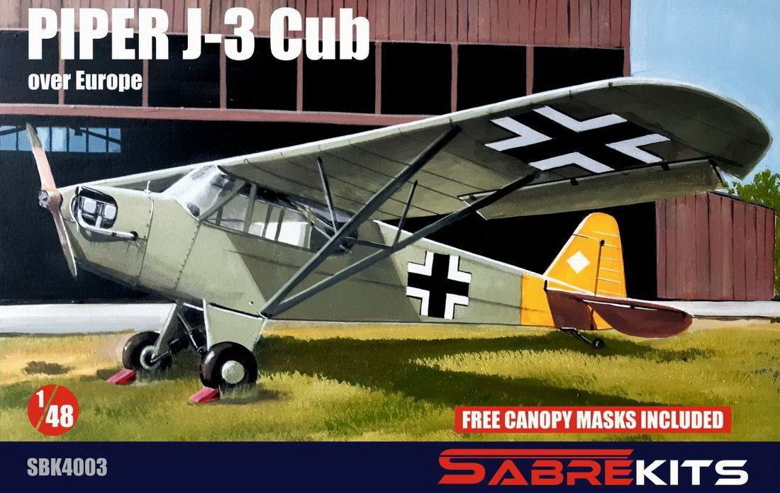 1/48 Piper J-3 Cub „Over Europe“