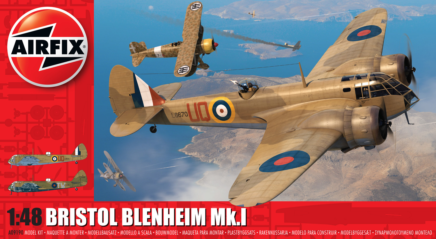 Fotografie Classic Kit letadlo A09190 - Bristol Blenheim Mk.1 (1:48)