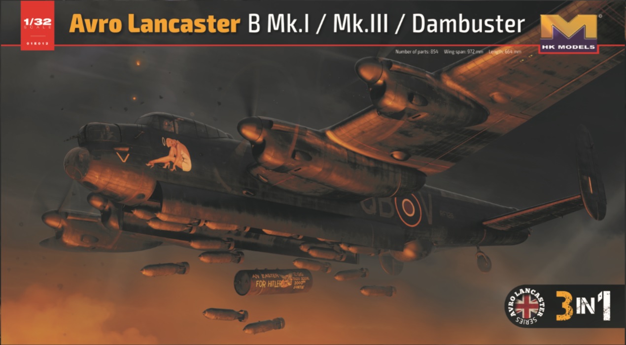 1/32 Lancaster MK.I Canadian 3 into 1