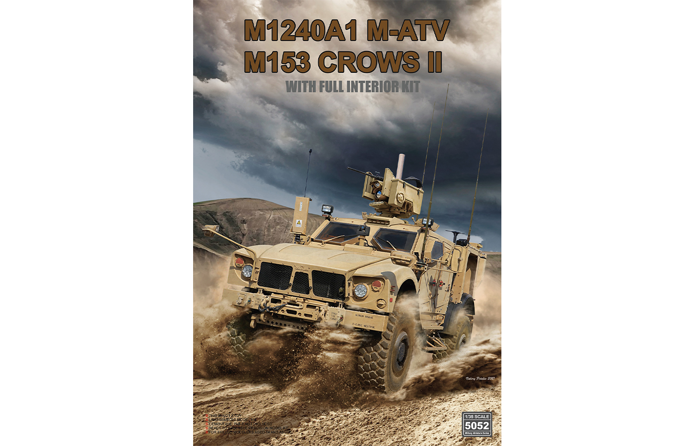 Fotografie 1/35 M1240A1 M-ATV (M153 CROWS II ) with full interior