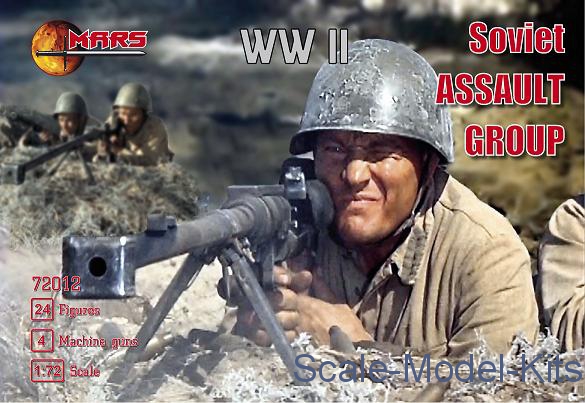 1/72 WWII Soviet assault group