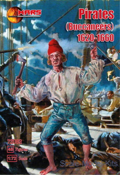 1/72 Pirates (Buccaneers) 1620-1660