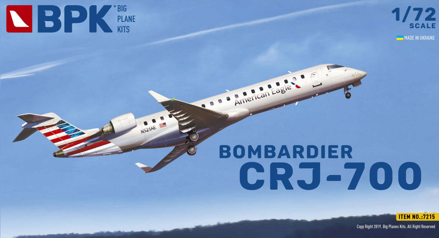 1/72 Bombardier CRJ-700 American Eagle