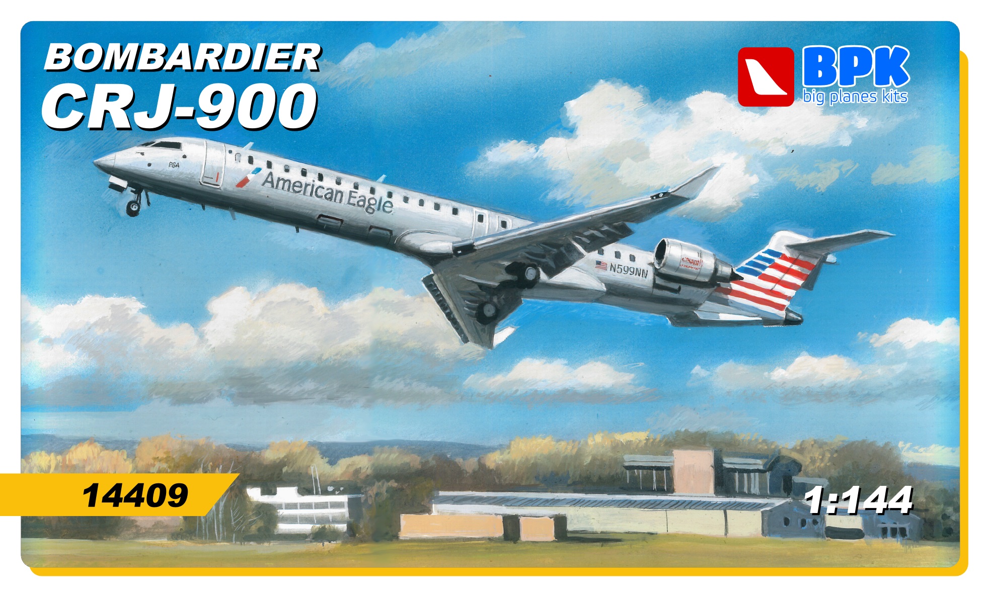 1/144 Bombardier CRJ-900 American Eagle