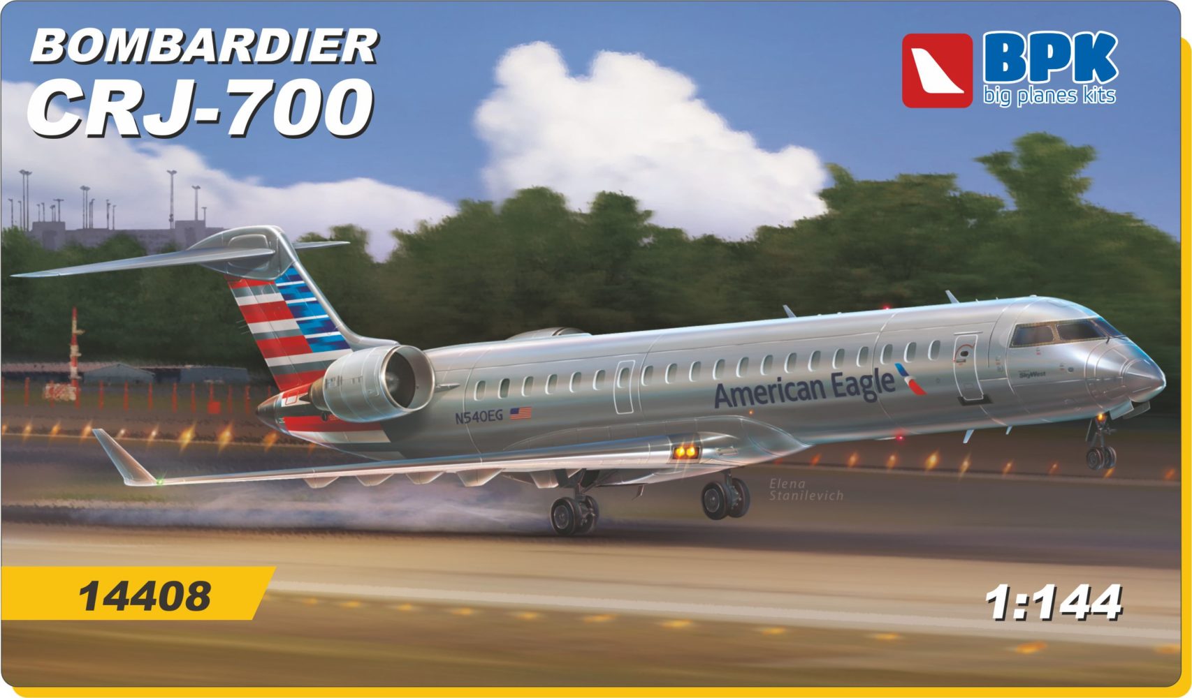 1/144 Bombardier CRJ-700 American Eagle
