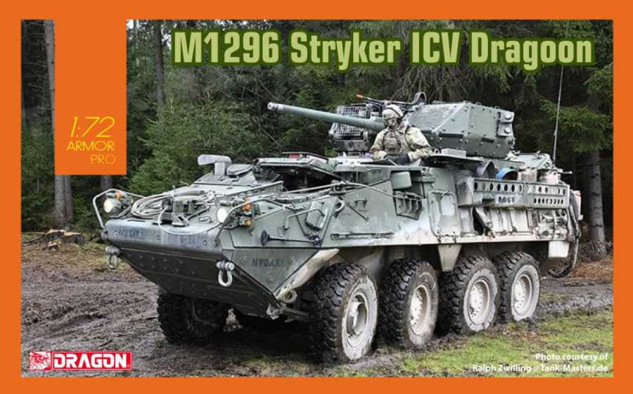 Model Kit military 7686 - M1296 Stryker ICV Dragoon (1:72)