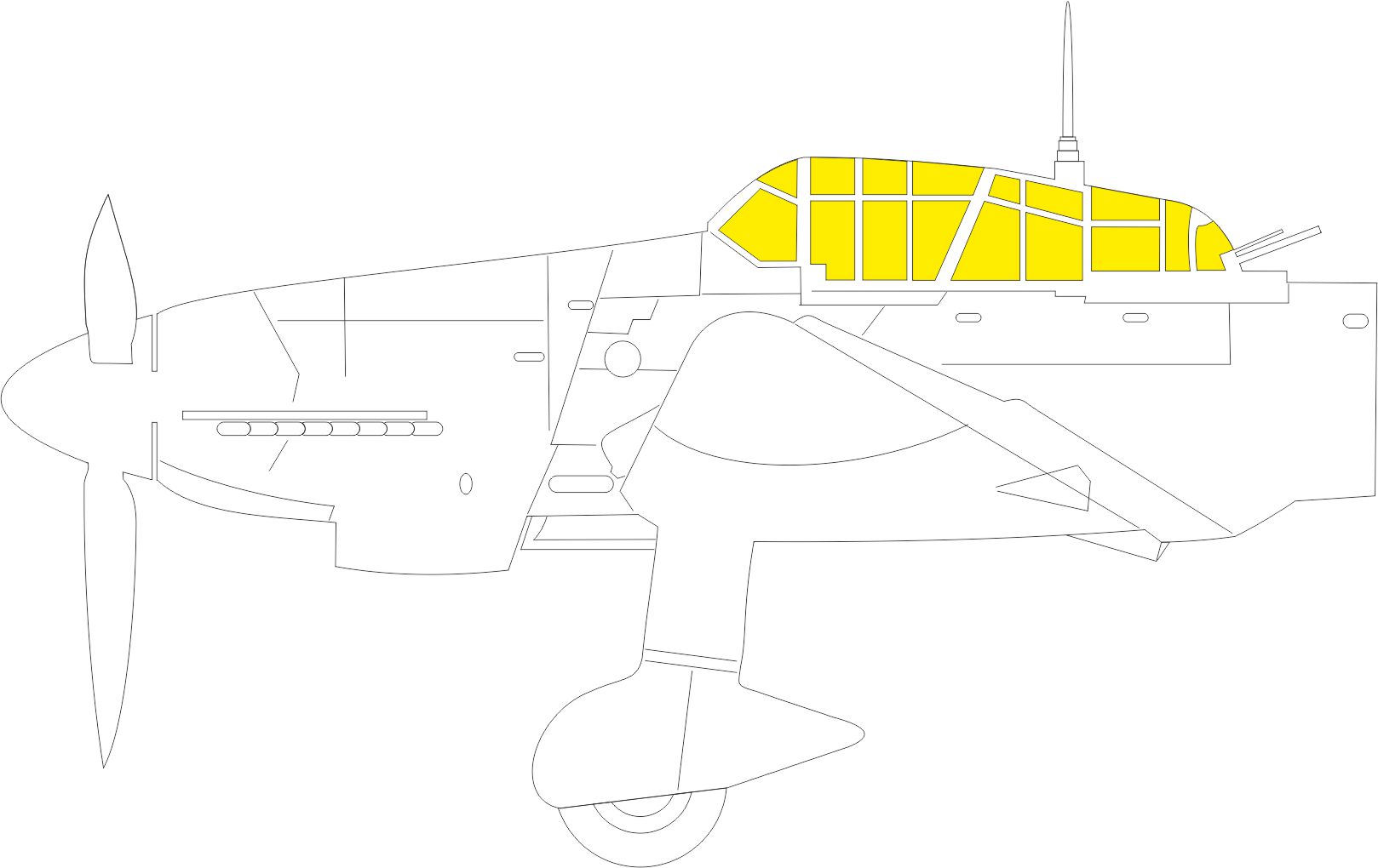 1/48 Ju 87D Tface (HASEGAWA / HOBBY 2000)